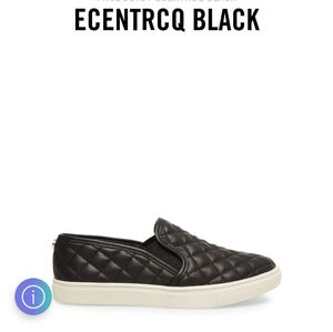 Steve Madden Ecentrcq black slip on shoes